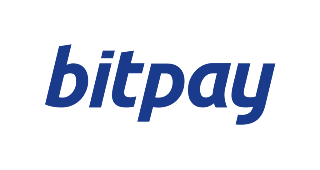 BitPay logo for a popular cryptocurrency payment processor.