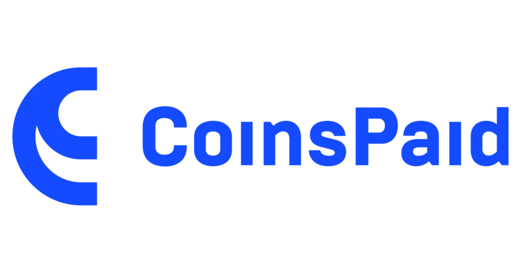 CoinsPaid logo for a cryptocurrency payment gateway platform.