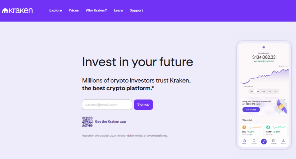 crypto exchange with lowest fees: kraken