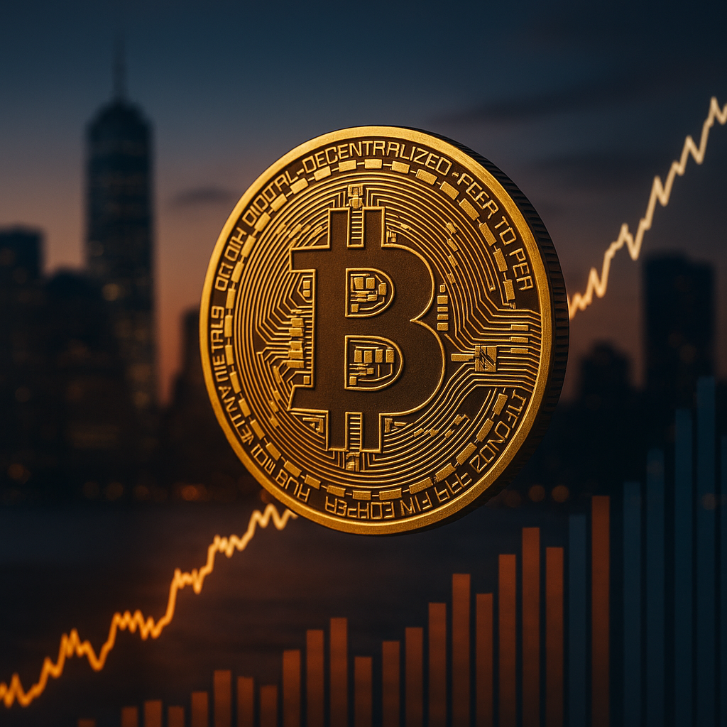 Bitcoin soars to 10-week high