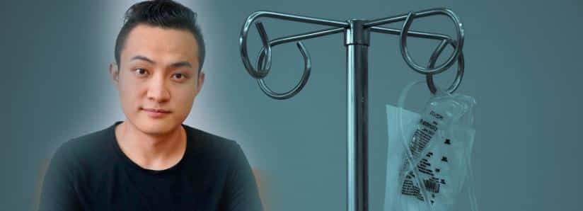justin sun problema saude