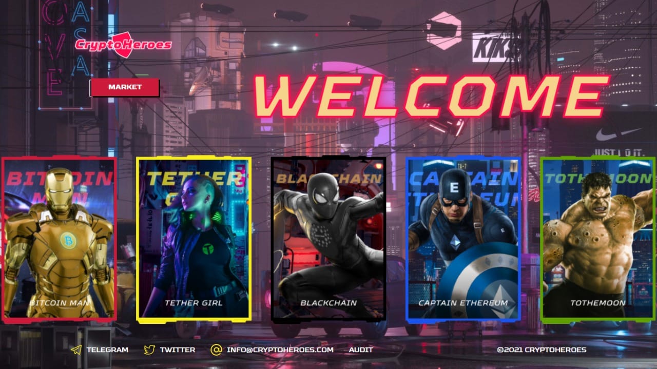 Cryptohero projeto exclusivo vai estar disponível pela primeira vez no mercado DeFi