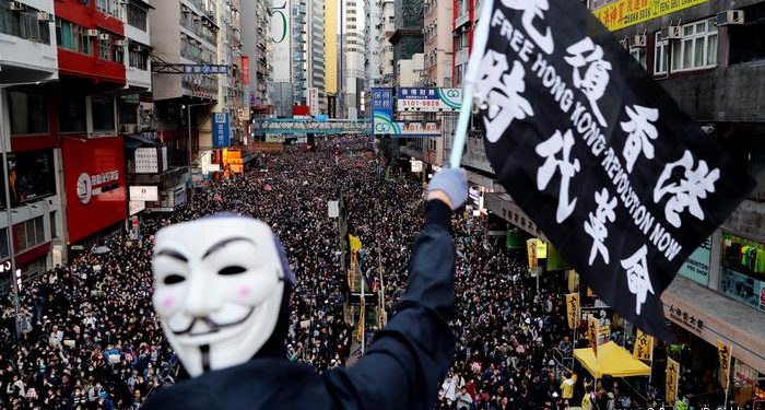 Manifestações Hong Kong
