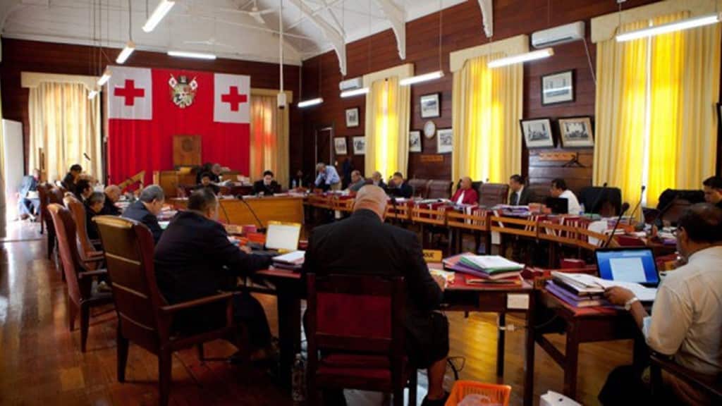 Parlamento de Tonga - Bitcoin