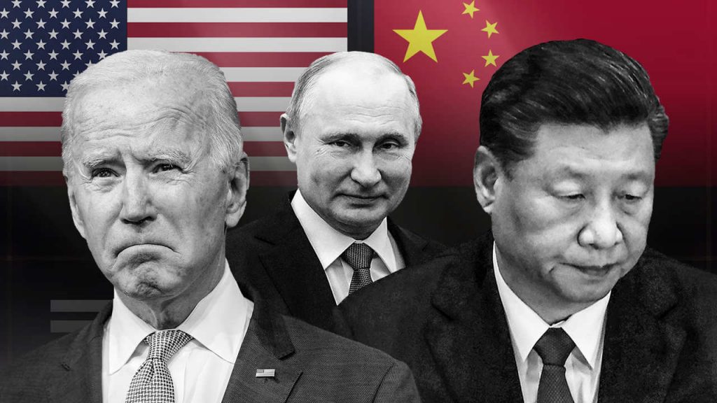 Biden, Putin e Xin Jin Ping - inflação, impostos e dívidas