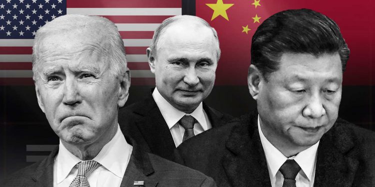 Biden, Putin e Xin Jin Ping - inflação, impostos e dívidas