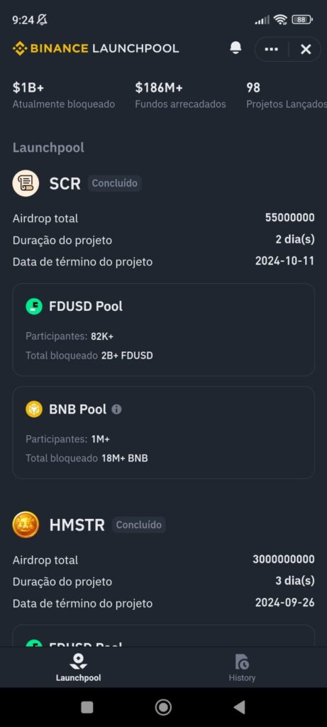 como ganhar dinheiro com criptomoedas na binance: launchpool