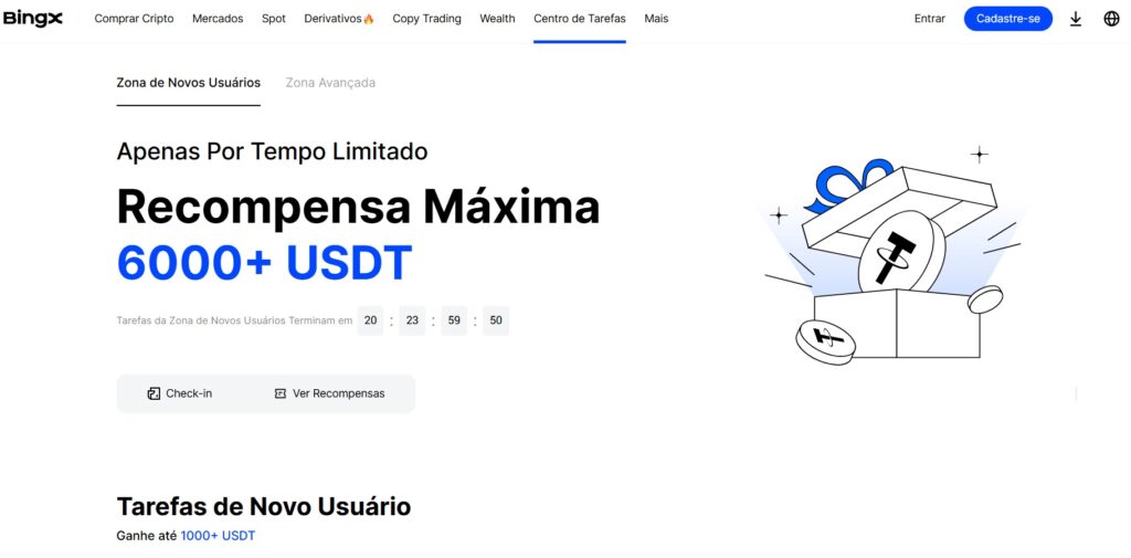 Bônus BingX 2024: Use o Código CRIPTONIZANDO e Ganhe até 6.000 USDT!