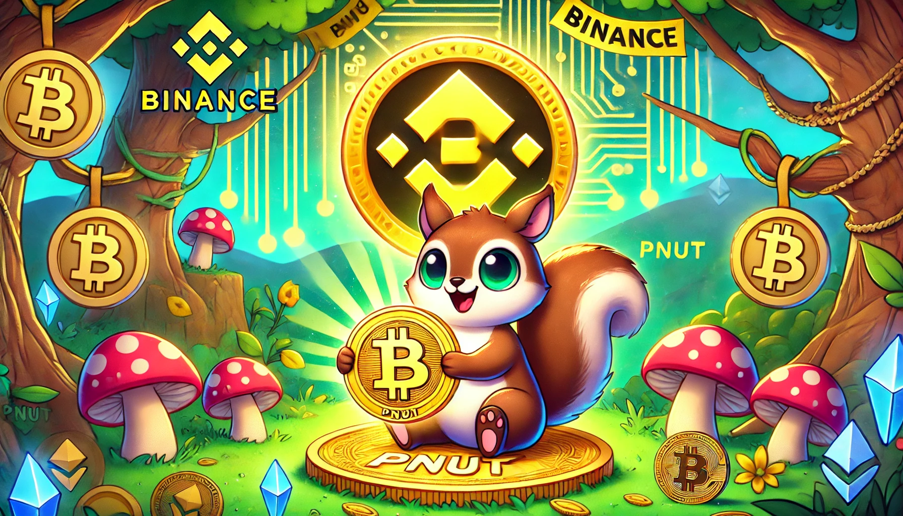 Binance enfrenta acusação de violação de direitos autorais envolvendo memecoin PNUT