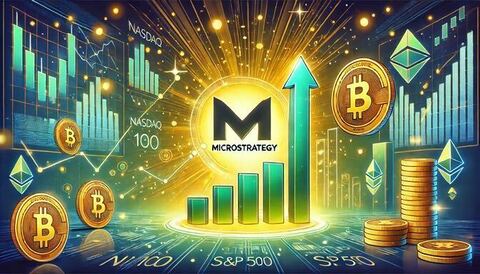 MicroStrategy Faz História no Nasdaq-100, Mira Inclusão no S&P 500 a Seguir