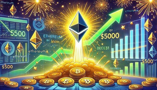 Ethereum: preço pode subir para US$ 5 mil até 31 de dezembro?