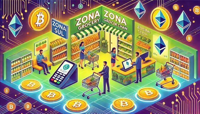 Zona Sul inova e adota criptomoedas como forma de pagamento