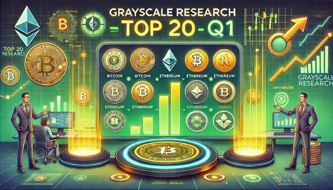 Grayscale lista 20 criptomoedas promissoras para 2025